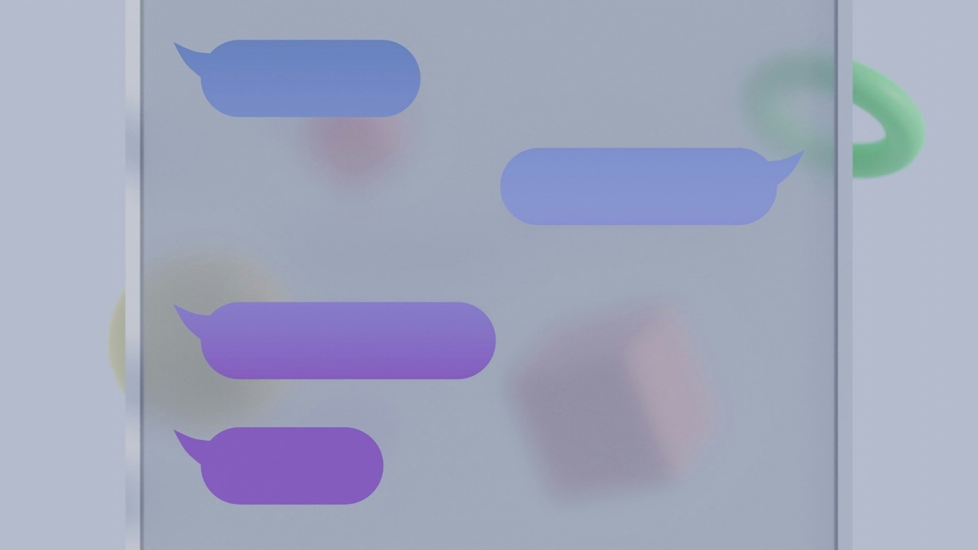 Chat bubbles representing the nature of interactions in LLMs that require LLMO